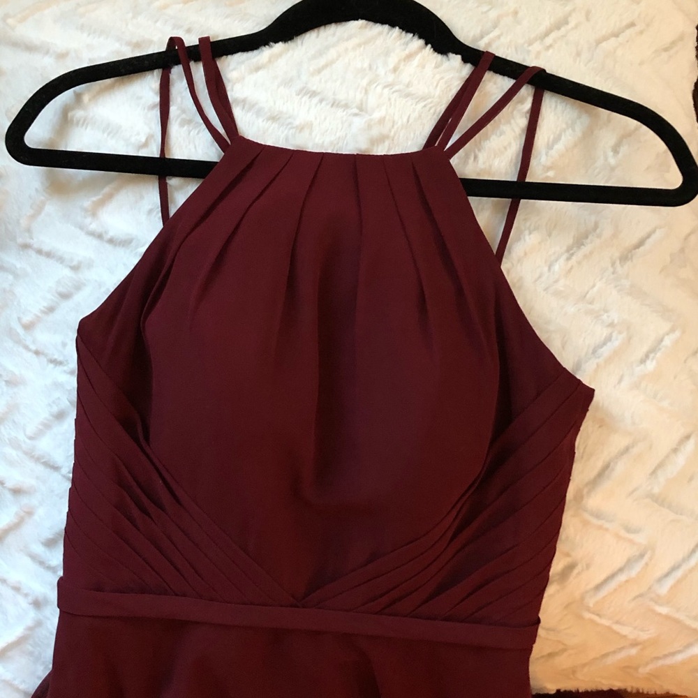 Azazie Melinda dress, Cabernet, size 0